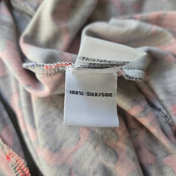 Diane von Furstenberg Julian Wrap Dress Sz 6 Floral Silk Formal Cocktail V Neck - Picture 12 of 13